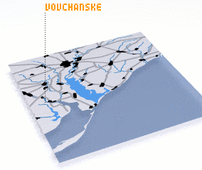 3d view of Vovchans\