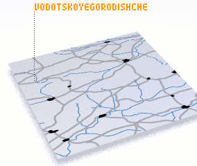 3d view of Vodotskoye Gorodishche