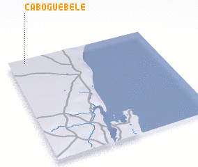 3d view of Cabo Guebele