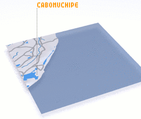 3d view of Cabo Muchipe