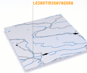 3d view of Leshutinskaya Gora