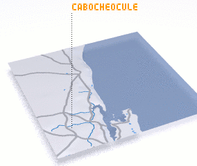 3d view of Cabo Cheocule