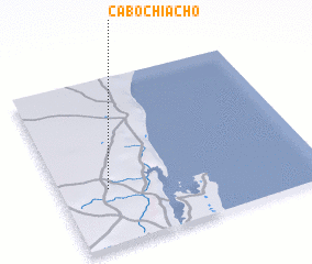 3d view of Cabo Chiacho