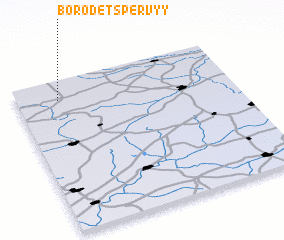 3d view of Borodets Pervyy