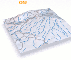 Koru (Kenya) map 