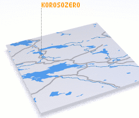 3d view of Korosozero
