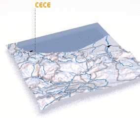 3d view of Çeçe