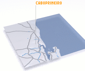 3d view of Cabo Primeiro