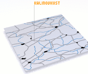 3d view of Kalinov Kust