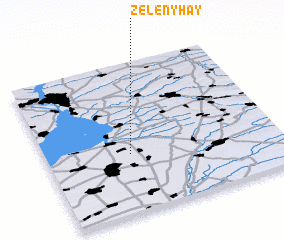 3d view of Zeleny Hay