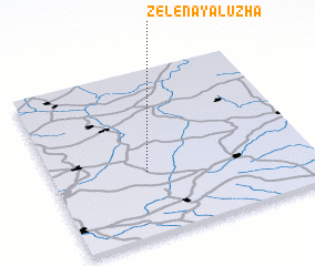 3d view of Zelënaya Luzha