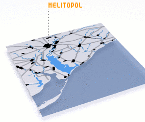 3d view of Melitopolʼ