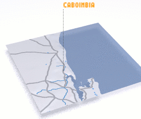 3d view of Cabo Imbia