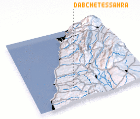 3d view of Dabchet es Sahra