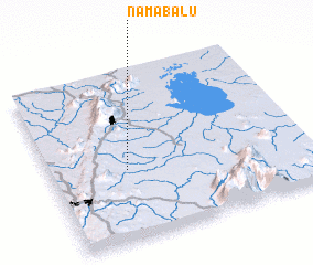 3d view of Namabalu