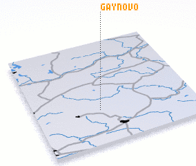 3d view of Gaynovo