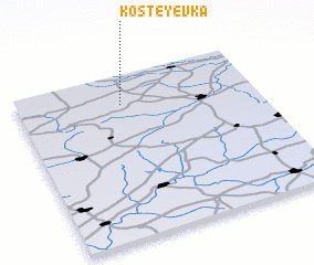 3d view of Kosteyevka
