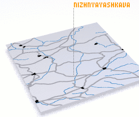 3d view of Nizhnyaya Shkava