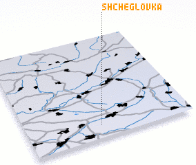 3d view of Shcheglovka