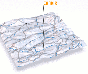 3d view of Çandır