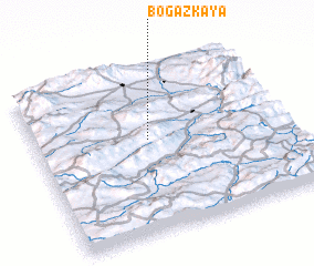 3d view of Boğazkaya