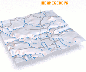 3d view of Kʼidamē Gebeya