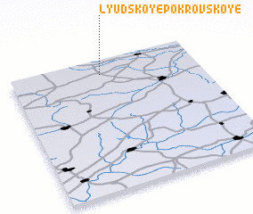 3d view of Lyudskoye-Pokrovskoye