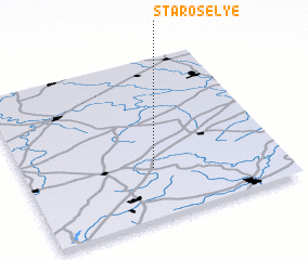 3d view of Starosel\