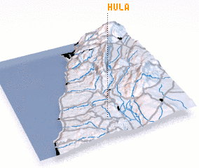 3d view of Ḩūlā