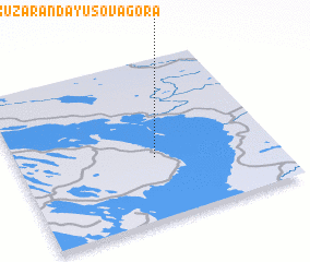3d view of Kuzaranda-Yusova Gora