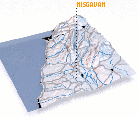 3d view of Misgav ‘Am