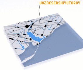 3d view of Voznesenskiy Vtoroy