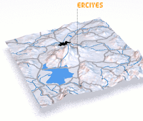 3d view of Erciyes