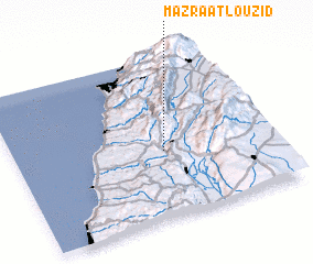 3d view of Mazraat Louzîd