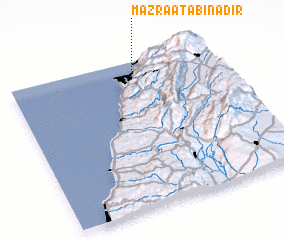 3d view of Mazra‘at Abī Nādir