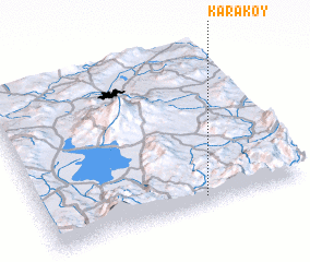 3d view of Karaköy