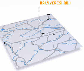 3d view of Malyye Reshniki