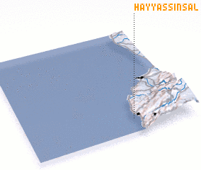 3d view of Ḩayy as Sinsāl