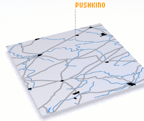 3d view of Pushkino