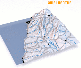 3d view of Aïn el Mentné