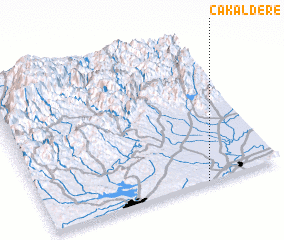 3d view of Çakaldere