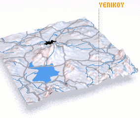 3d view of Yeniköy