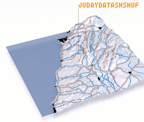 3d view of Judaydat ash Shūf