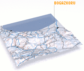 3d view of Boğazkoru