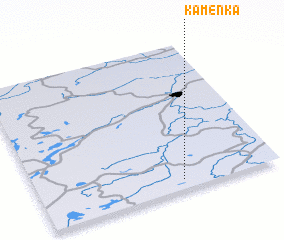 3d view of Kamenka