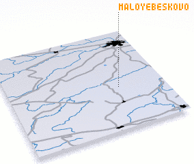 3d view of Maloye Beskovo