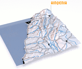 3d view of Aïn Qénia