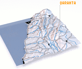 3d view of Qaraḩtā