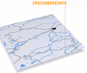 3d view of Spas-Zaberezh\