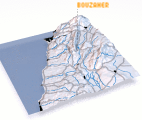 3d view of Bou Zaher